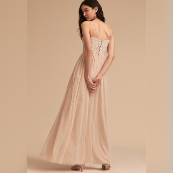 New BHLDN Elowen Dress Champagne
